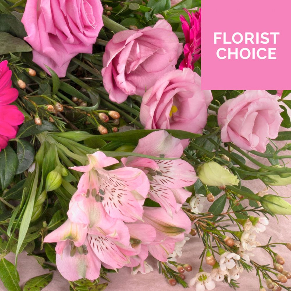 Valentine's Florist Choice Aqua Bouquet