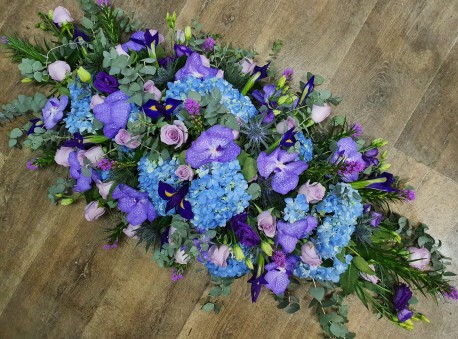 lilac and blue casket sp